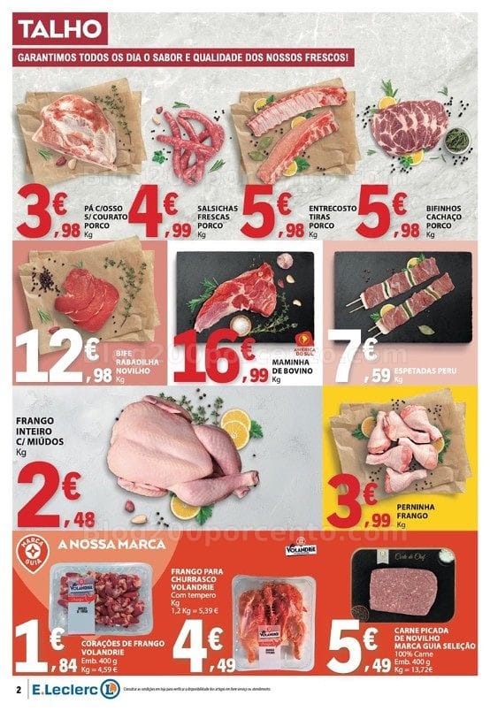 Antevisão Folheto E-LECLERC Promoções de 13 a 19 agosto